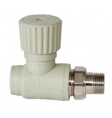 C--TB-Gr Шаровой кран для радиаторов прямой 1v 20x1/2" (серый цв.)