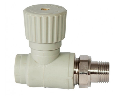 C--TB-Gr Шаровой кран для радиаторов прямой 1v 20x1/2" (серый цв.)