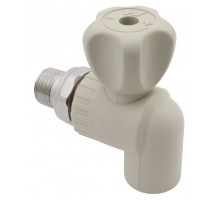 C--TB-Gr Шаровой кран для радиаторов угловой 1v 25x3/4" (серый цв.)