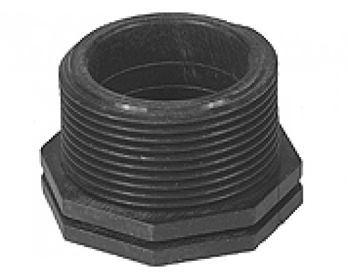Заглушка (пробка) с НР 1", PN10, материал - ПП, PLASTICA ALFA (Италия)