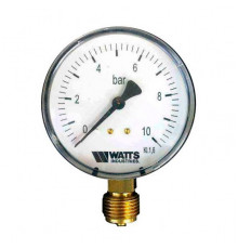 Манометр радиальный Watts MDR 63/10 0-10 бар RAD G 1/4