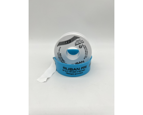 ФУМ лента для уплотнения резьбы до 2 1/2", 15 м х 19 мм х 0,2 мм, GEB