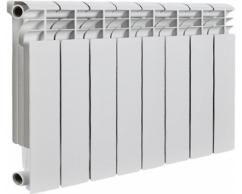 Радиатор алюминиевый Rommer Profi 350/8 секций, 1" (Ду25), Q=928 Вт, 450х660х90 мм, вес 6. 40 кг