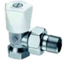 Клапан ручной для радиатора 3/4", угловой, TERMOTEC HEIMMEIER