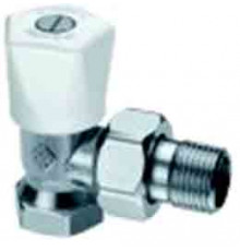 Клапан ручной для радиатора 3/4", угловой, TERMOTEC HEIMMEIER