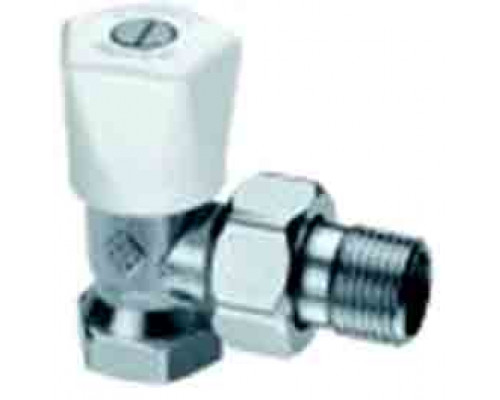 Клапан ручной для радиатора 3/4", угловой, TERMOTEC HEIMMEIER
