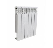 Радиатор алюминиевый Rommer Profi 350/6 секций, 1" (Ду25), Q=696 Вт, 480х428х80 мм, вес 4,80 кг