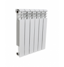 Радиатор алюминиевый Rommer Profi 350/6 секций, 1" (Ду25), Q=696 Вт, 480х428х80 мм, вес 4,80 кг