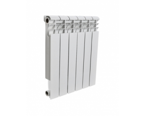 Радиатор алюминиевый Rommer Profi 350/6 секций, 1" (Ду25), Q=696 Вт, 480х428х80 мм, вес 4,80 кг