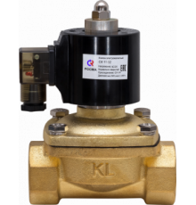 Клапан электромагнитный РОСМА 1", Kvs=10,28 PN10, 220В, НЗ,(соленоидный) мембранный