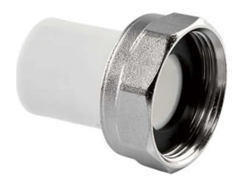 TR-TB Штуцер с накидной гайкой Tebo 25*1/2"
