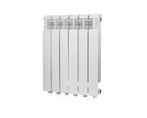 Радиатор алюминиевый Global ISEO 500/6 секций, 1" (Ду25), Q=1080 Вт, 480х582х80 мм, вес 7,86 кг