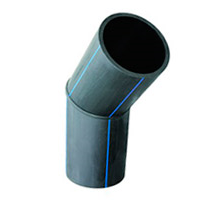 Отвод ПНД 160х30* 2-х сегментный сварной, L плеча не менее 180мм, ПЭ100 SDR17