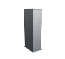 Воздуховод прямоугольный оцинкованный 1800x800 L=1250