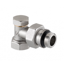 Клапан настроечный для радиатора 1/2", угловой, с доп. уплот., VALTEC