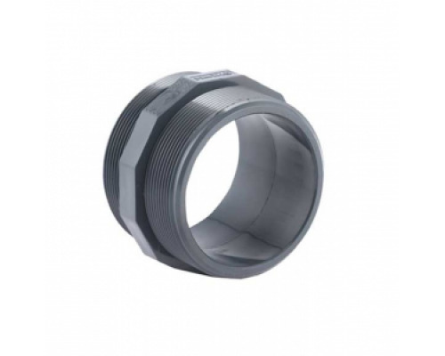 Ниппель двойной ПВХ 3/4" НР/НР (1,6 МПа) PIMTAS, Турция 520 00 025 2