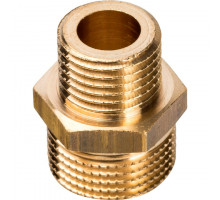 Ниппель переходной наружная резьба 3/8х1/4"