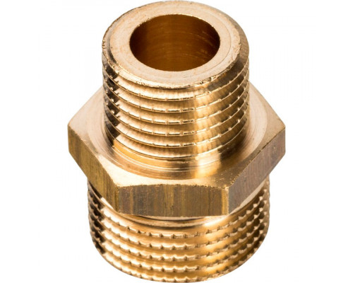 Ниппель переходной наружная резьба 3/8х1/4"