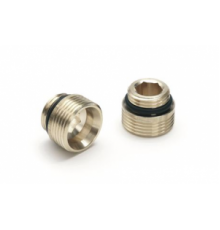 Комплект 2-х резьбозажимных ниппелей, G 1/2"xG 3/4", с уплотнительным кольцом, латунь, Rehau