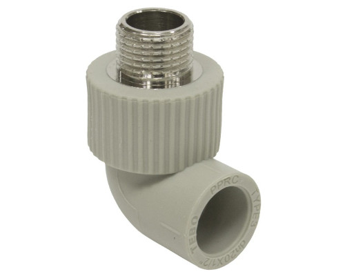 C--TB-Gr Угольник комб. нар.р. 32x1/2" (серый цв.)