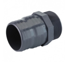 Штуцер ПВХ с НР 1/2" под шланг Ø 20х22 мм (1,6 МПа) TECNO PLASTIC (Италия) RV0PGF200