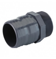 Штуцер ПВХ с НР 1/2" под шланг Ø 20х22 мм (1,6 МПа) TECNO PLASTIC (Италия) RV0PGF200