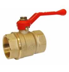 Кран шаровой 1/2" (Ду15) ВР/ВР, рычаг, ГАЛЛОП Стандарт 220 (Россия), латунь , полнопрох., PN40, t max 150 °С, аналог 11Б27п1