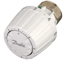 Головка термостатическая газовая, RTR/RTD7095 (RA2945) Danfoss, время срабат. 30 минут, Т от 5 до 26 °С, М30 х 1,5, цвет белый, 013G7095