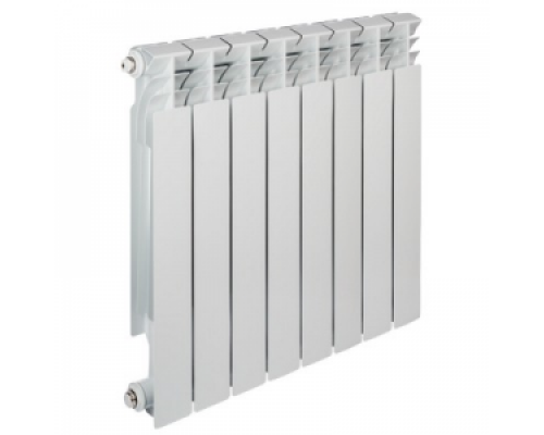Радиатор алюминиевый TENRAD 500/6 секций, 1" (Ду25), Q=876 Вт, 450х565х74 мм, вес 5,70 кг