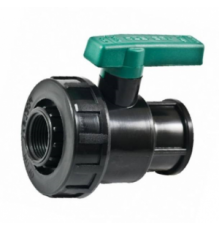 Кран шаровой пластиковый (ПП) 3/4" с ВР/ВР PN10, (Турция)
