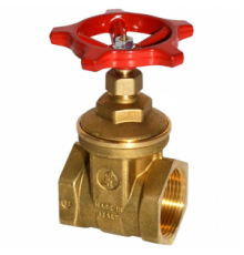 Задвижка муфтовая 3/4", Ду20, PN16, клиновая латунь Тmax=110°C R55, Giacomini