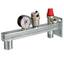 Группа безопасности на консоли расширительного бака 3/4", VALTEC, Pmax=10 бар, (до 44 кВт), Vбака до 50л