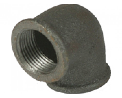 Угольник из ковкого чугуна черн. ВР/ВР; DN15 (1/2") (Китай)