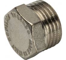 Заглушка латунь никел. НР 1/8" STOUT