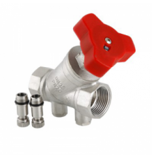 Клапан балансировочный без дренажа муфта-муфта Ду32(1 1/4"") VALTEC; P 1,6МПа; tmax120°C