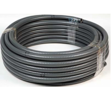 Труба гибкая из ПВХ Ø 50х3,5мм под клей (0,6 МПа) бухта 25м, Heliflex Hidroflex, Португалия