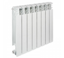 Радиатор алюминиевый TENRAD 500/4 секции, 1" (Ду25), Q=700 Вт, 320х570х95 мм, вес 5,28 кг