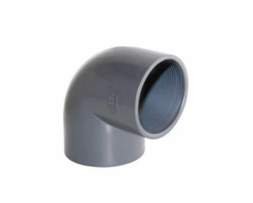 Угольник ПВХ 90° под клей 25х3/4" ВР (1,6 МПа) PIMTAS, Турция 500 10 025 2