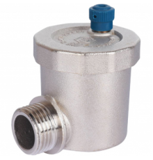 Воздухоотводчик автоматический боковое присоединение 1/2", Рmax 1,0 МПа, Tmax 110 °C, STOUT