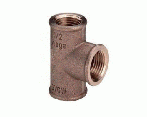 Тройник бронзовый ВР 1/2" Модель 3130 Viega (Германия)