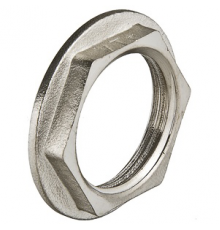 Контргайка латунь никел., ВР 1/2", VALTEC
