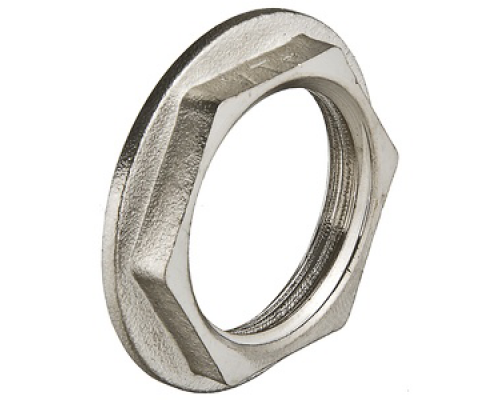 Контргайка латунь никел., ВР 1/2", VALTEC
