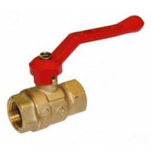 Кран шаровой 1/2" (Ду15) ВР/ВР, рычаг, ГАЛЛОП Крепыш 320 (Россия), латунь , полнопрох., усиленный, PN16, t max 150 °С, аналог 11Б27п1