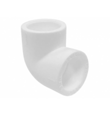Угольник Ø 20х90° PP-R, цвет белый, TEBO