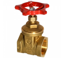 Задвижка муфтовая 1 1/4 ", Ду32, PN16, клиновая латунь Тmax=110°C R55, Giacomini