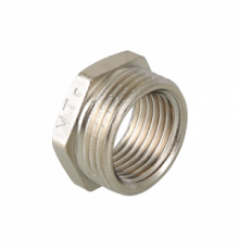 Футорка латунь никел., 1/2"х3/8" НР/ВР, VALTEC