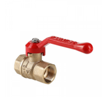 Кран шаровой 1/2" (Ду15) ВР/ВР, рычаг, VALTEC СТАНДАРТ, латунь , полнопрох., PN40, t max 150 °С, VT.120.GN.04
