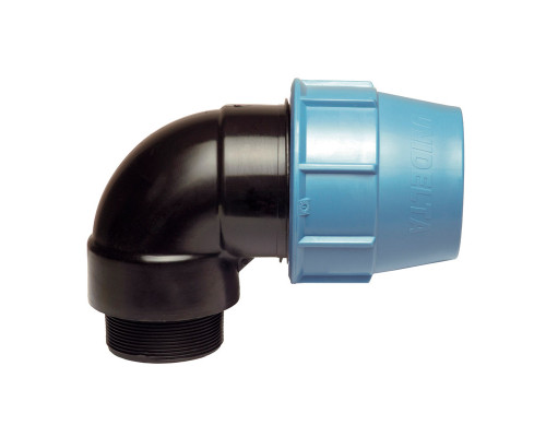 Переходник угловой 90* D25 / R 1 (НР) PN10 PPE UNIDELTA1008