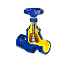 Вентиль муфтовый 1 1/2 (DN 40), Чугун, PN16, Тмакс +200°C , запорный, 201A-010-C-00, Zetkama