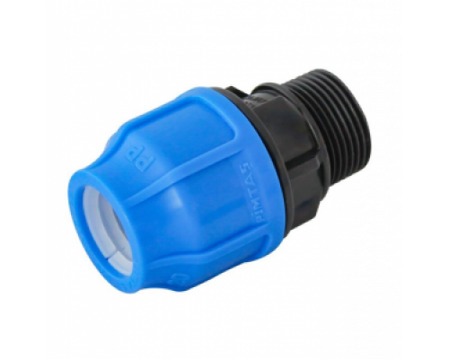 Муфта компрессионная перех.с нар.рез. 20х3/4" PN16 PIMTAS (Турция) EX70001101
